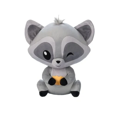 Imagen de Disney Store Official Meeko Peluche, Pocahontas, 25,4 cm, con Detalles de Peluche esculpidos, Infantil Mapache Gris, Figura Dibujos Animados, Apto a Partir 0 años Edad