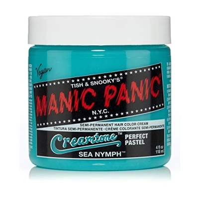 Imagen de Manic Panic Sea Nymph Pastel Classic Creme, Vegan, Cruelty Free, Green Semi Permanent Hair Dye 118ml
