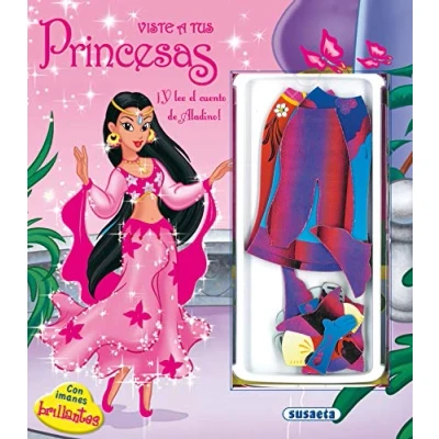 Imagen de Viste a tus princesas. Aladino (Viste Princesas con Imanes Brillantes)