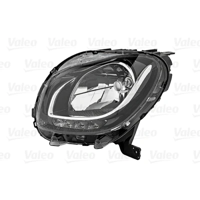 Imagen de VALEO ORIGINAL PART 045461 Faros izquierda con luz diurna para circulación por la derecha servomotor reg. alcance luces