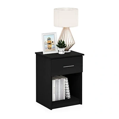 Imagen de Furinno Tidur Mesita de Noche con asa y un cajón, Madera ingeniería, Americano, 45 (W) x 61.3 (H) 39.8 (D) cm