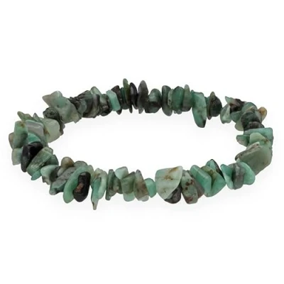 Imagen de Lebensquelle Plus Pulsera de Esmeralda piedras preciosas, 19 centimeters, Gema,