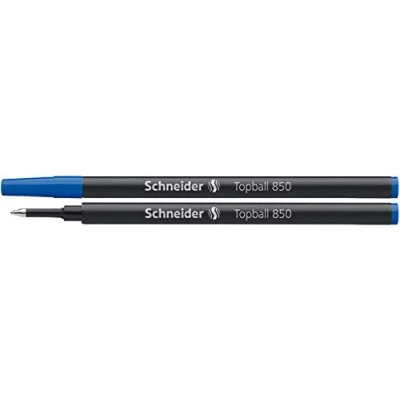 Imagen de Schneider Topball 850 Recambio para bolígrafo roller (10 unidades, 0,5 mm, tinta azul)