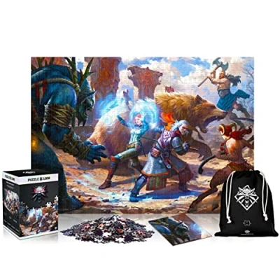 Imagen de Good Loot The Witcher (Wiedźmin): Geralt &amp; Triss in Battle Puzzles 1000, Color pcs (CENEGA 1070568)