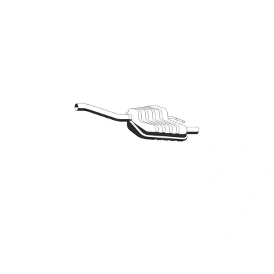 Imagen de ERNST 341134 Silenciador trasero 700 FORD: Focus Mk1 Hatchback