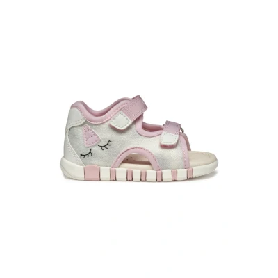 Imagen de Geox B Iupidoo GIR Zapatos de bebé para niños, Talla: 21, Silver pink