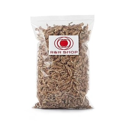 Imagen de R&amp;R SHOP Esfagno Chileno 100% Natural, Sustrato para Orquídeas, Bonsáis y Carnívoros. También Ideal Verduras Verticales, Esquejes, Kokedama Margotte 50gr