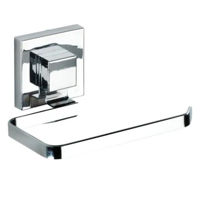 Imagen de WENKO Vacuum Loc® portarrollos de papel higiénico acero fino Quadro Brillante