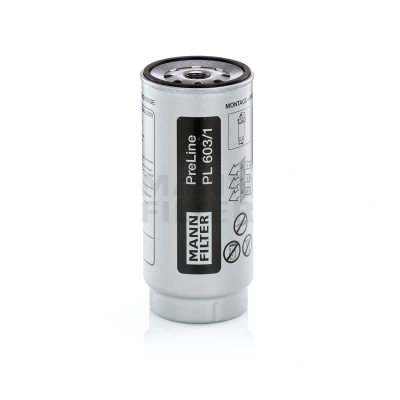 Imagen de MANN FILTER PL 603/1 x Filtro Combustible enroscable con junta MERCEDES BENZ: AROCS, UNIMOG