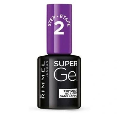 Imagen de Rimmel London Super Gel Top Coat Tono Coat, 12 ml