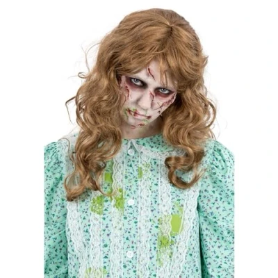 Imagen de Smiffys The Exorcist, peluca de Regan, Larga, despeinada y rizada