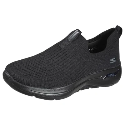 Imagen de Skechers Performance GO WALK ARCH FIT Stretch SLIP ON Zapatillas para caminar, Mujer, Talla: 39, Black Tela
