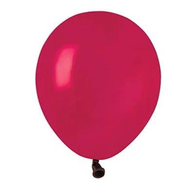 Imagen de Paquete 100 globos en latex natural Premium Quality A50 (Ø 13cm / 5&quot;), rojo bordeaux