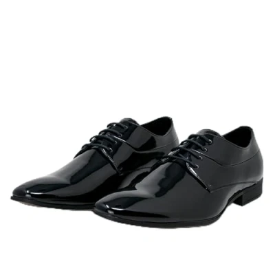 Imagen de Smokies Hombres Zapato de Novia Oliver sintético para Smoking Laca con Forro Piel (44 EU, Negro)