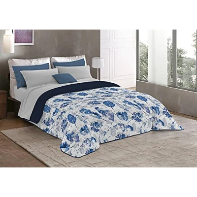 Imagen de MB Home Italy Colcha de Invierno Fantasy, Foglie, Individual