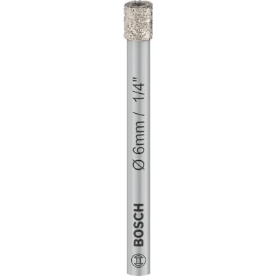Imagen de Bosch Professional 1x Broca de diamante Expert for Ceramic (para Azulejos duros, Piedra dura, blanda, Ø 6 mm, Accesorios Taladro)