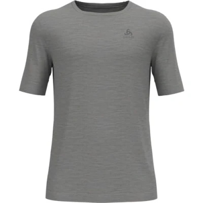 Imagen de Odlo Bl Top Crew Neck S/S Merino 200 Undershirt, Negro, Medium para Hombre