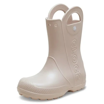 Imagen de Crocs Handle It Rain Boot K, Botas de Lluvia Unisex niños, Cuarzo, 32/33 EU