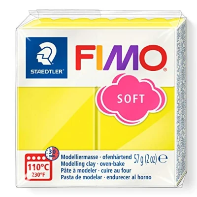 Imagen de FIMO 8020 Pasta de modelar, color limón, 56 g