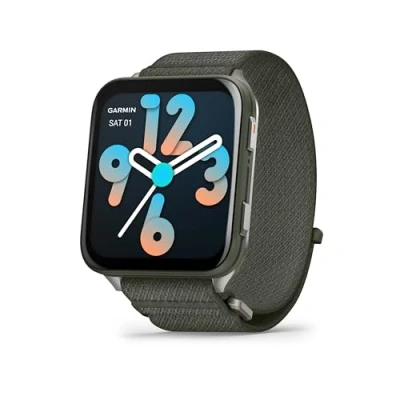 Imagen de Garmin Venu X1, Smartwatch Premium con GPS, Pantalla AMOLED de 2&#039;&#039;, Funciones Salud y Bienestar 24/7, Altavoz Micrófono Integrados, Mapas, Linterna LED, hasta 8 días autonomía, Verde