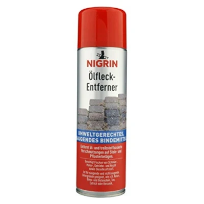 Imagen de NIGRIN Quitamanchas de aceite, elimina la suciedad basada en aceite y combustible, 500 ml