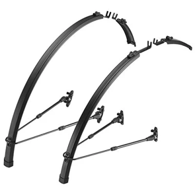 Imagen de Flinger Race Pro Juego de Guardabarros para Bicicleta Carretera, Unisex, Negro, 700x18 32c