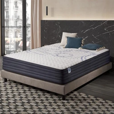 Imagen de Naturalex Colchón Viscoelástico Perfectsleep 180x200 cm 32 Firme Espuma HR + Blue Látex Ergonómico Hipoalergénico Transpirable Muy Grueso Reversible Verano/Invierno