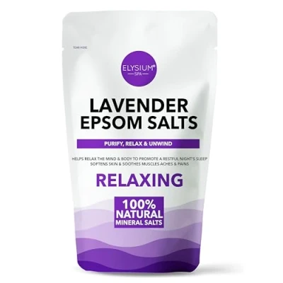 Imagen de Elysium Spa Sales naturales de lavanda Epsom 450 g