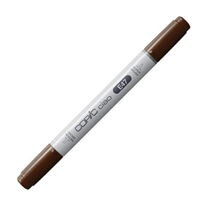 Imagen de COPIC Ciao Marcador Gráfico de Doble Punta, Marrón (Dark Brown), 1.4 ml