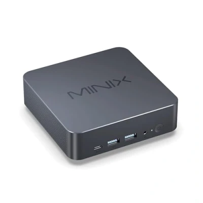 Imagen de MINIX NGC 512 PC Windows 11 Pro, Intel i5 12600H 512GB M.2 PCIe 4.0 x 4 SSD 16GB DDR5 Micro Desktop Computer, Quad Display/TB4 (8K) /2xHDMI/USB C/Dual LAN, for Business Home Office Multi Tasking