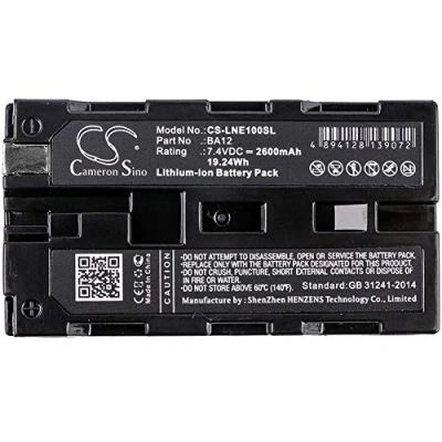Imagen de CS LNE100SL Baterías 2600mAh Compatible con [Line 6] James Tyler Variax, JTV Guitar, Shuriken, Variax Guitars, Standard sustituye 98 034 0003, BA12
