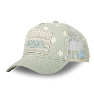 Imagen de Von Dutch FLAG STAR Trucker Gorra, Talla: One Size, Green