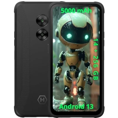 Imagen de Robusto Smartphone Reforzado Hammer Blade V 5G Doble cámara 50 mpx Gran batería 5000mah IP69 Intercambiable, Impermeable, a Prueba de Polvo con y RAM ampliables, último Android 13