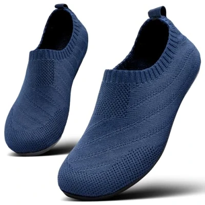 Imagen de Sosenfer Hombre Mujer Zapatillas de Estar por casa Interior Pantuflas para Unisex Suela Antideslizante Slippers SHLAN 40