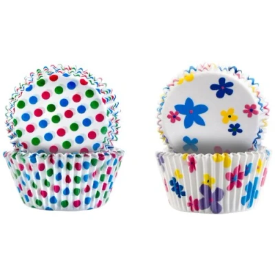 Imagen de Ibili CAPSULAS REPOSTERIA Fiesta (Lunar+Flor), Stainless Steel, Multi Color, 24 x 12 5 cm, 100
