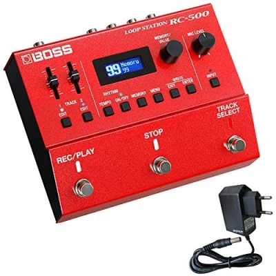 Imagen de Boss RC 500 Loop Station Looper Pedal + fuente de alimentación keepdrum 9V