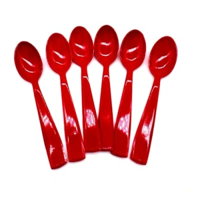Imagen de Kimmel 21 000 2903 1 Cucharillas de café pequeñas (6 unidades, plástico), color rojo