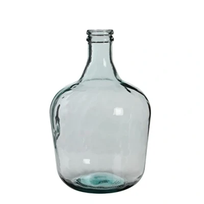 Imagen de MICA DECORATIONS 83558 GARRAFA Cristal Transparente Diego Ø27CMX42CM, Neutro, 27 cm