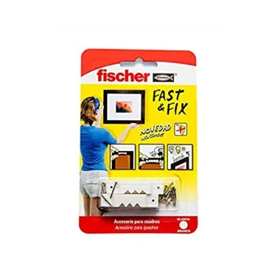 Imagen de fischer Colgador Cuadros Rextos Fast and Fix 10UND 534845, Neutro, No aplica