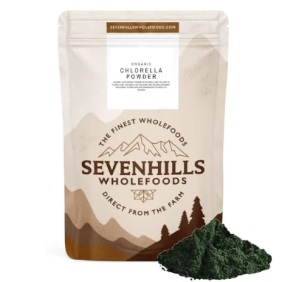 Imagen de Sevenhills Wholefoods clorella En Polvo, Pared Celular Rota, Orgánico 500g