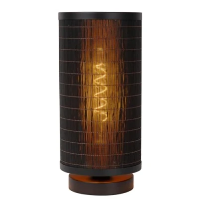 Imagen de Lucide Lámpara de mesa Tagalog bambú, negro
