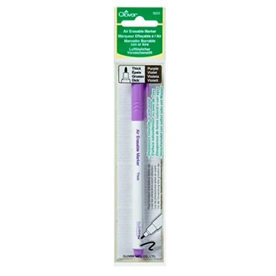 Imagen de Clover 5031 Aire löslicher lápiz de Signo, Ancho, Color Morado