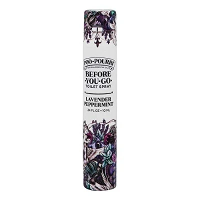 Imagen de Poo Pourri Before You Go Espray para inodoro (tamaño de viaje, aroma a menta lavanda, 10 ml)