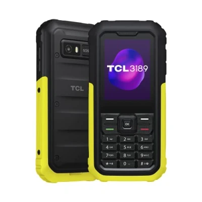 Imagen de TCL 3189 Teléfono móvil Rugged Phone 4G, impermeable, resistente a los golpes IP68, 17 días de autonomía, botón SOS, llamadas HD, linterna LED, Dual SIM, amarillo (Illuminating Yellow), pantalla ‎2.4&quot;