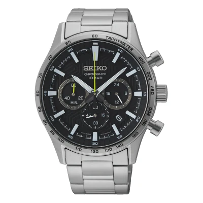 Imagen de Seiko Chronograph Hombres Reloj Plata SSB413P1