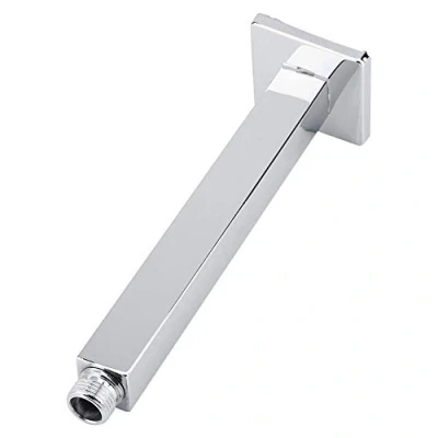 Imagen de Brazo de la Ducha, extensión cuadrada Ducha Del Tubo top Acero Inoxidable Montado en Pared Para Cabeza techo cuarto Baño(20 cm / 7.87 in)