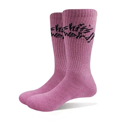 Imagen de Yungblud Calcetines Weird! para Adultos Unisex (40,5 EU, 45,5 EU) (Rosa)