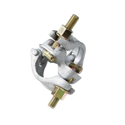 Imagen de IBERANDAMIOS Abrazadera metálica doble FIJA de 51 mm para andamios y torres andamio.