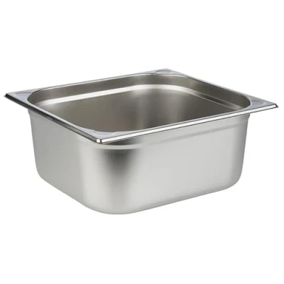 Imagen de APS 81706 Contenedor GN 2/3, acero inoxidable Gastronorm, dimensiones 325 x 355 mm/altura 150 mm/volumen 12,5 litros