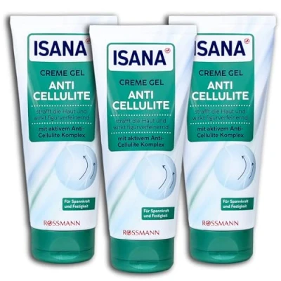 Imagen de ISANA Crema Gel Anticelulitis, 3 unidades, 2 x 200 ml